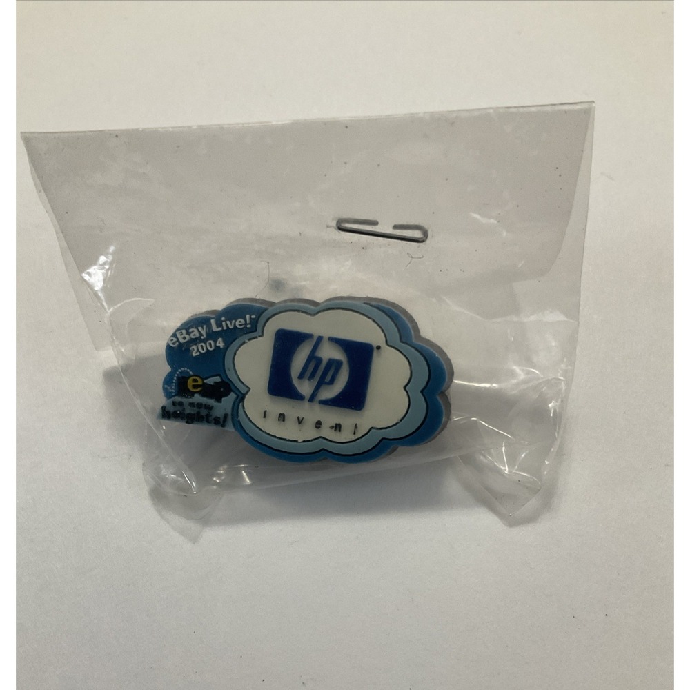 Ebay Live 2004 HP Invent Leap To New Heights Vintage Lapel Pin NEW